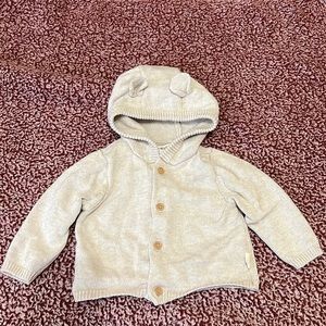 Knitted beige sweater